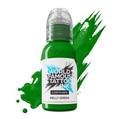 World Famous Limitless Tattoo Ink - Kelly Green 30ml