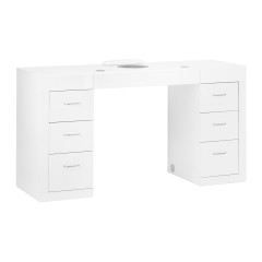 Kosmetikspiegel 324  mit Staubfänger weiß