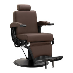 Gabbiano fotel barberski Continental brązowy