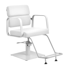 Gabbiano Friseurstuhl Porto Weiß Weiß