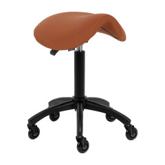 Gabbiano taboret fryzjerski D032 brązowy