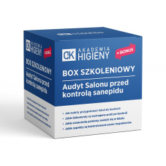 Box szkoleniowy Audyt Salonu przed kontrolą sanepidu kod on line