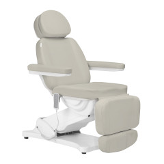 Fotel kosmetyczny elektryczny Sillon Classic 3 silniki beżowy