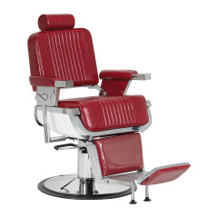 Fotel barberski Gabianno Royal X czerwony 