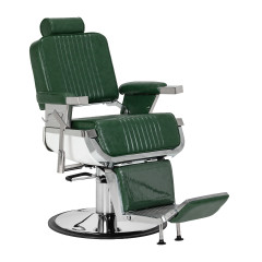 Fotel barberski Gabianno Royal X zielony 