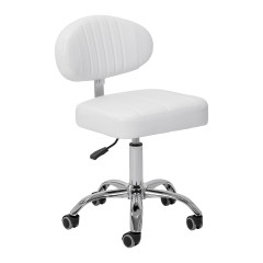 Taboret kosmetyczny Giovanni Y08 biały 
