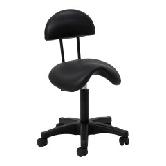 Taboret kosmetyczny 6001B czarny