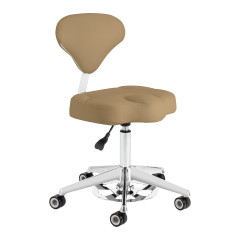 Taboret kosmetyczny Azzurro 156-F bump-up beżowy