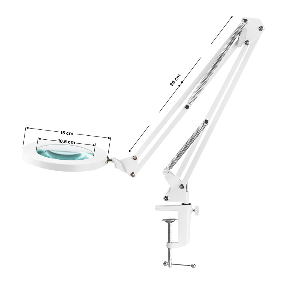 Lampa lupa led Glow 308 do blatu biała USB main product photo