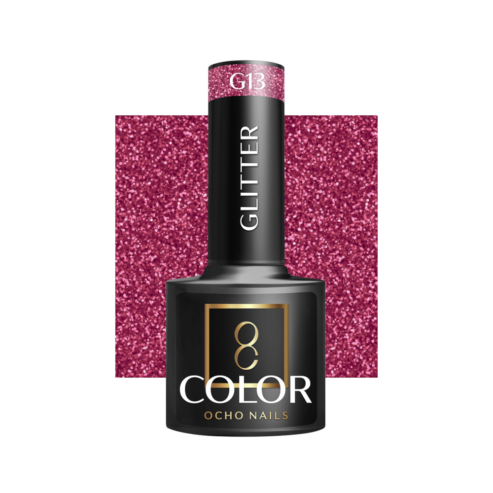OCHO NAILS Hybrid-Nagellack glitter G13 -5 g main product photo