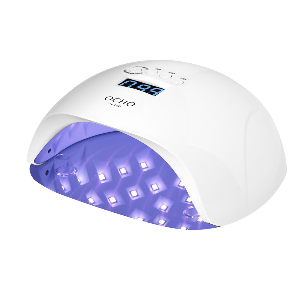 Lampa UV LED OCHO NAILS X13 65W biała z lustrzanym dnem main product photo