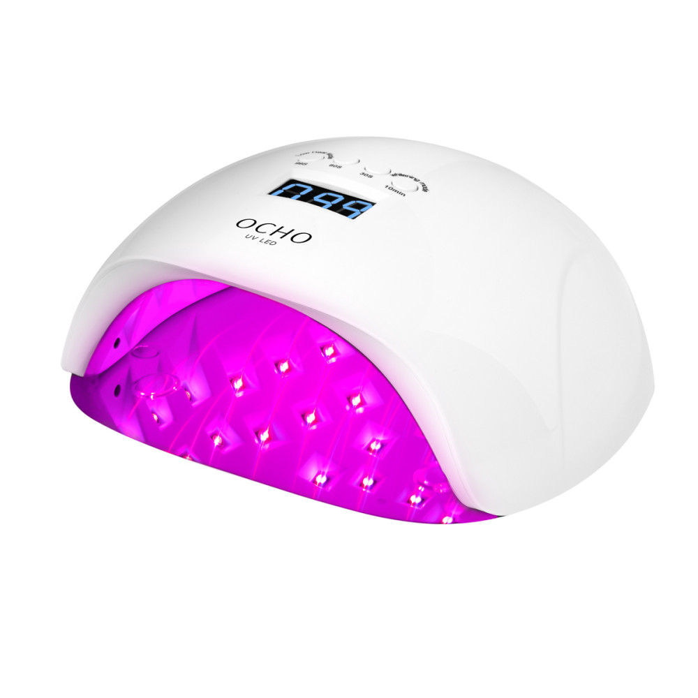 Lampa UV LED OCHO NAILS X13 65W plus biała z lustrzanym dnem main product photo