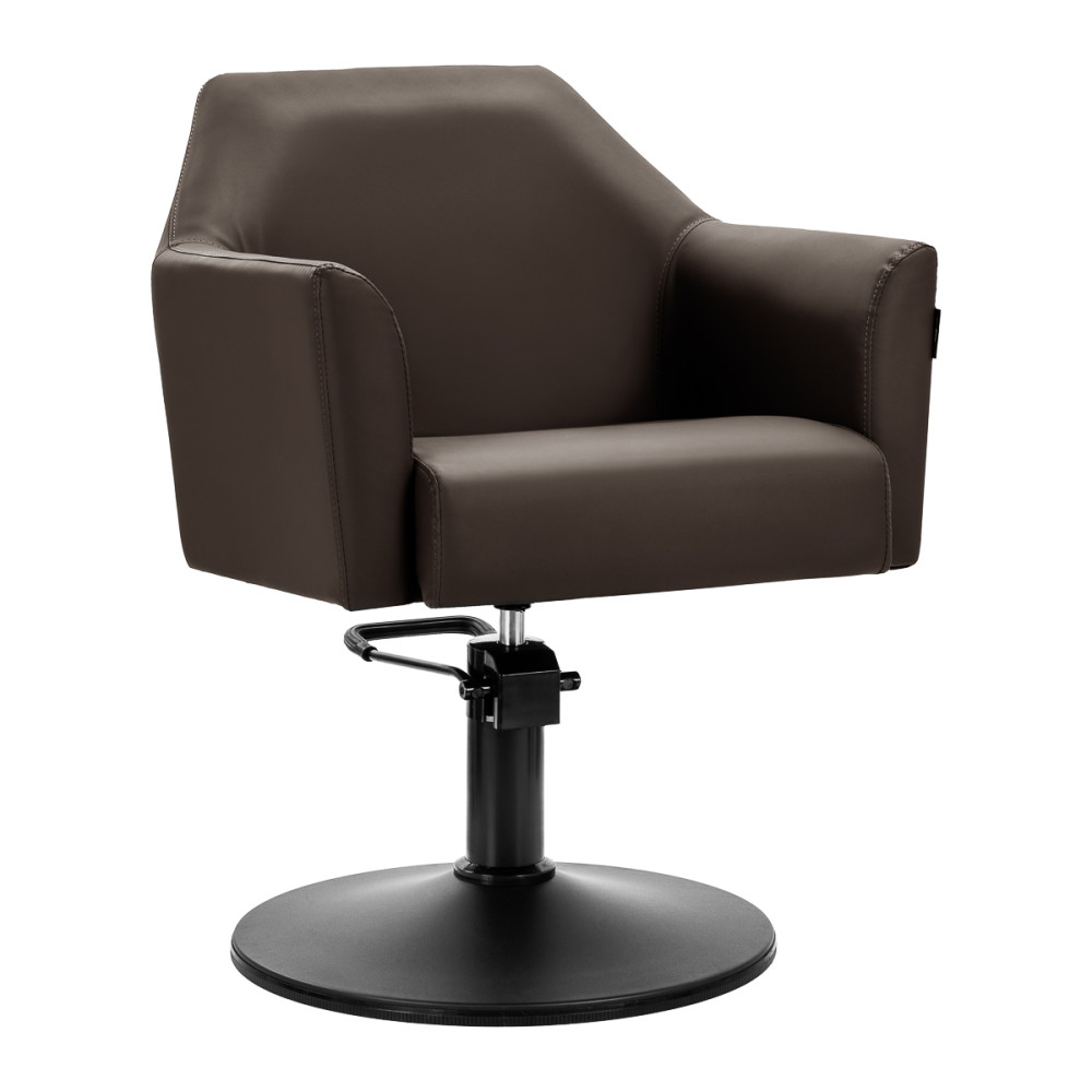 Gabbiano Fotel fryzjerski Davos brązowy main product photo