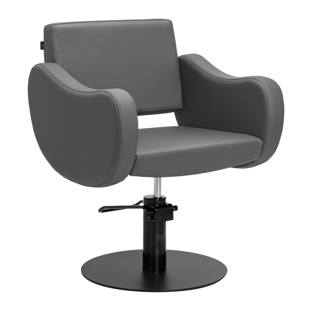 Gabbiano fotel fryzjerski Sewilla Szary podstawa czarna main product photo