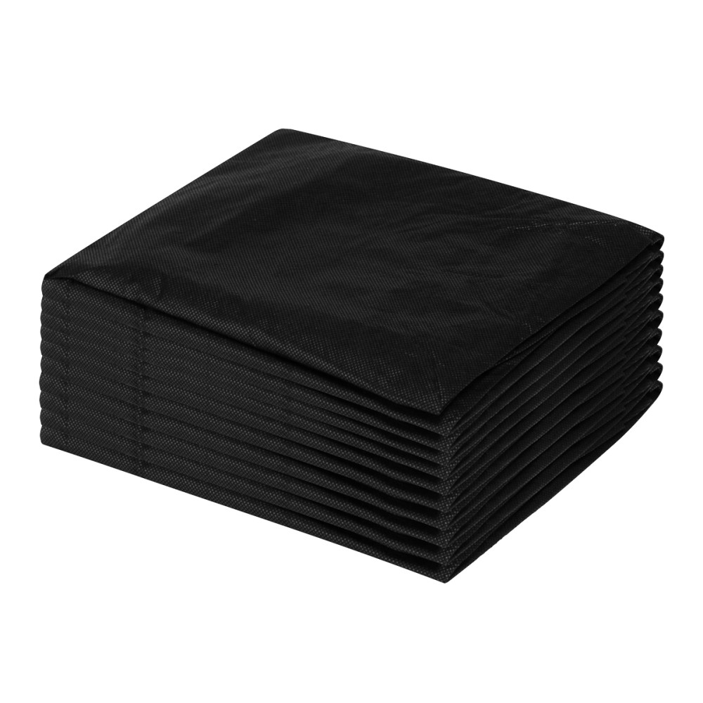 Jednorazowy pokrowiec na fotel z gumką 10 szt. Czarny main product photo