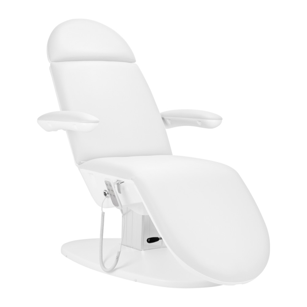 Fotel kosmetyczny elektryczny 2240K Eclipse 3 siln. biały z kołyską main product photo