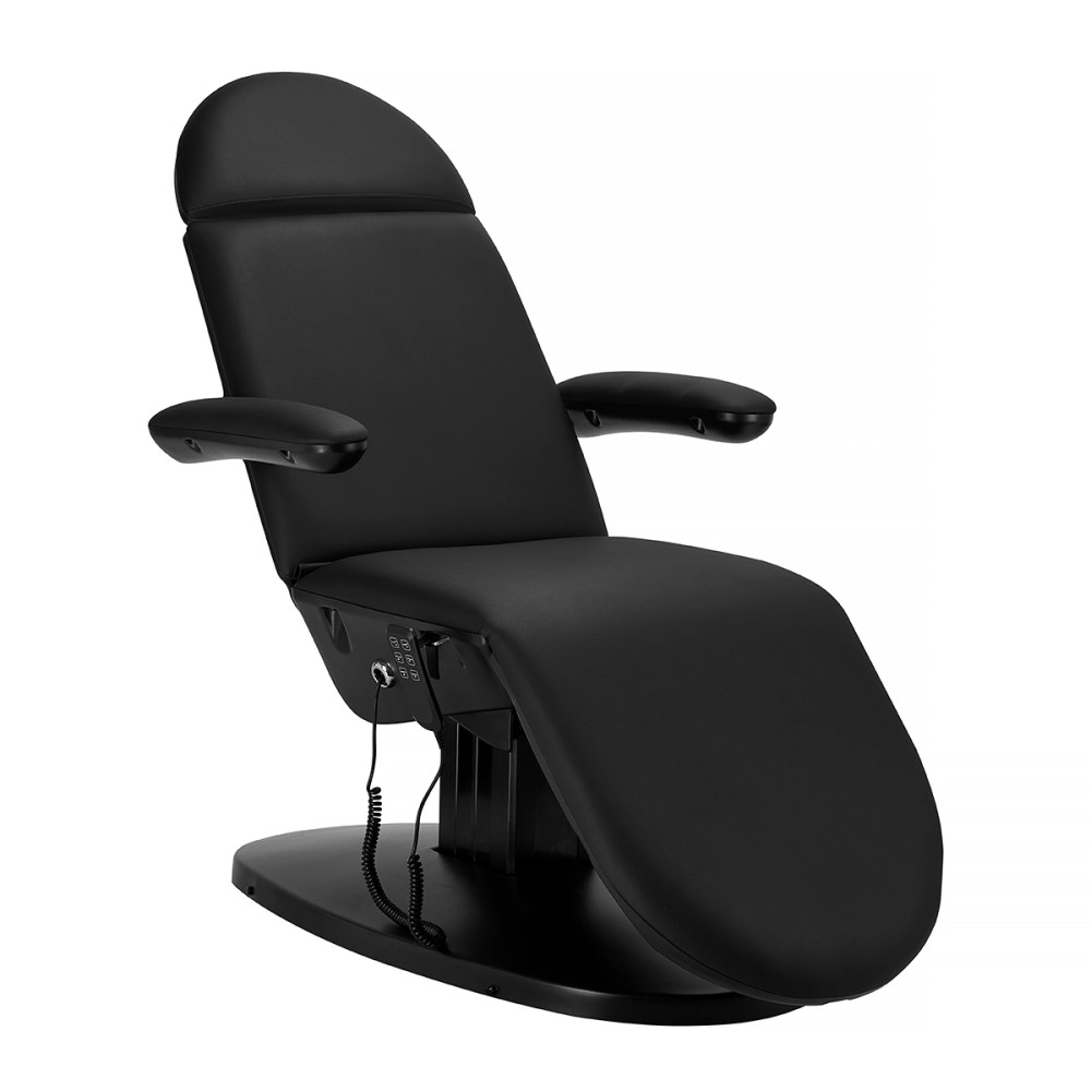 Fotel kosmetyczny elektryczny 2240K Eclipse 3 siln. czarny z kołyską main product photo