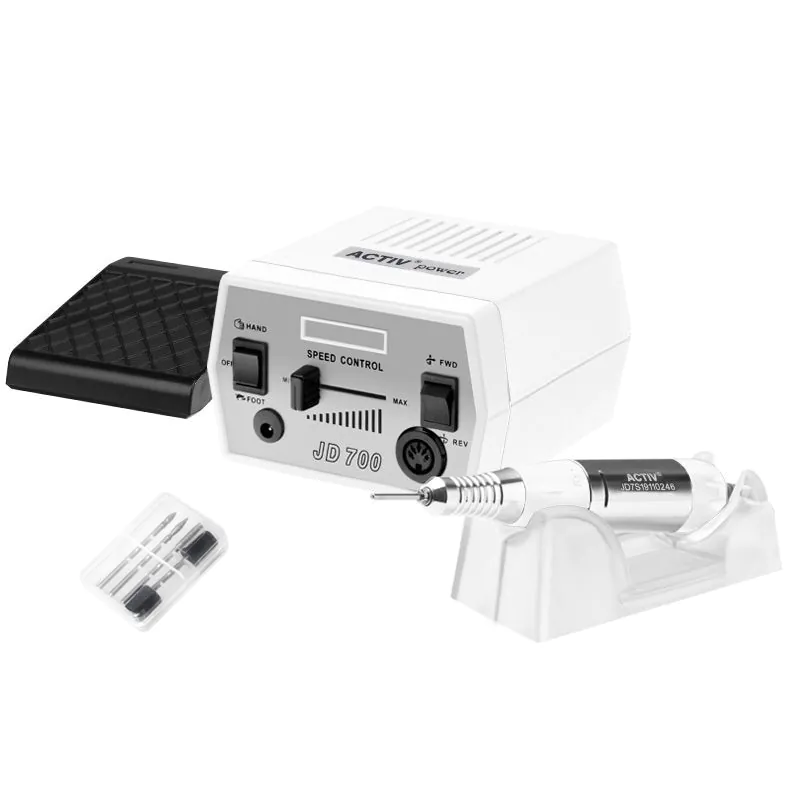 電動ネイルマシン「Activ Power JD700」 Activ Power Nail Drill Machine JD700 White