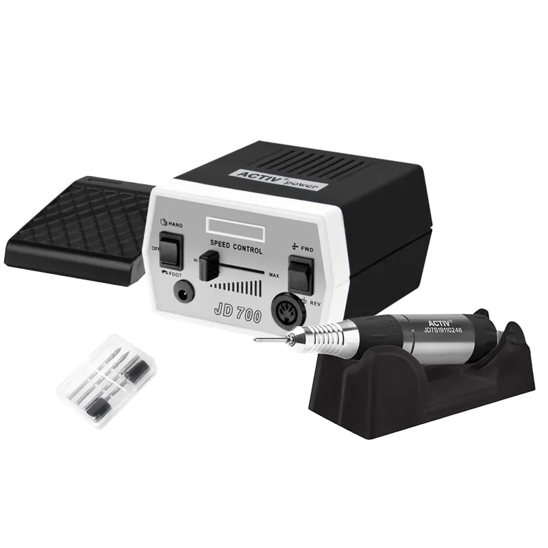 電動ネイルマシン「Activ Power JD700」 Activ Power Nail Drill Machine JD700 Black