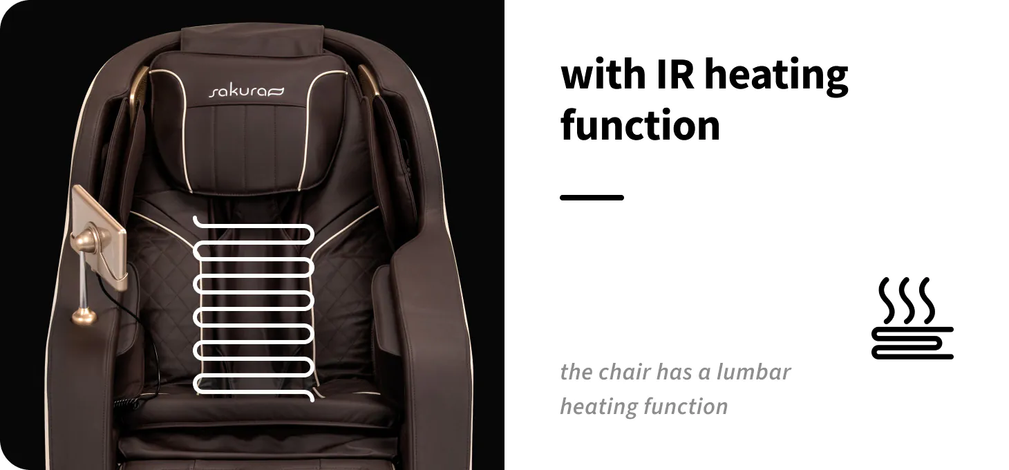 Sakura Comfort Plus 806 Massage Chair, Brown 8 Sakura Comfort Plus 806 Massage Chair, Brown Gardj