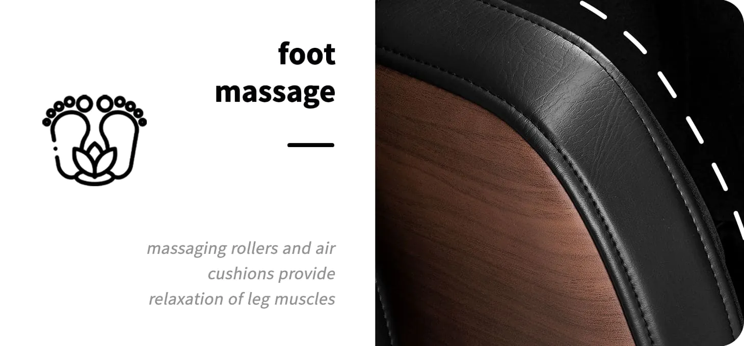 Sakura Classic 305 Wooden Leather Massage Chair Gardj