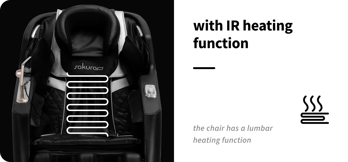 Sakura Prime 101 Massage Chair, Black Gardj