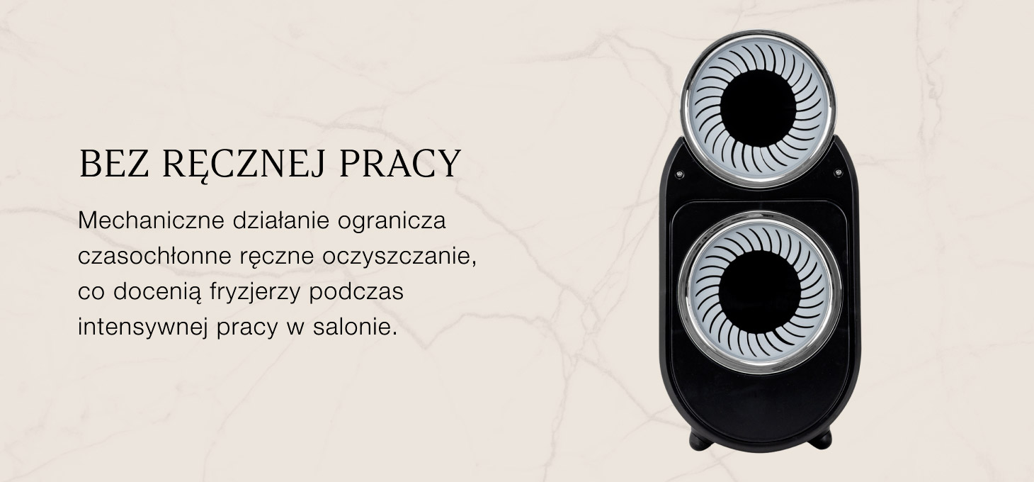 Gabbiano Urządzenie do czyszczenia i oczyszczania parowego szczotek fryzjerskich
