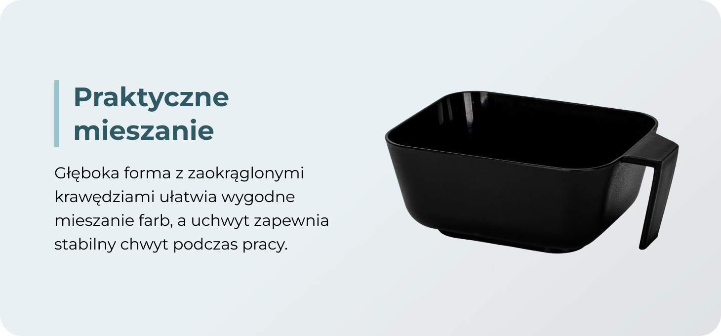 ActiveShop Miseczka do mieszania farb C-19 czarna